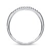 Thumbnail Image 2 of Previously Owned Diamond Wedding Band 1/20 ct tw Round-cut 10K White Gold - Size 4.5