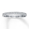 Thumbnail Image 0 of Previously Owned Diamond Wedding Ring 1/4 ct tw Round-cut 14K White Gold - Size 9.5