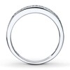 Thumbnail Image 2 of Previously Owned Wedding Band 1/20 ct tw Round-cut Diamonds 10K White Gold - Size 9.5
