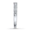 Thumbnail Image 3 of Previously Owned Wedding Band 1/20 ct tw Round-cut Diamonds 10K White Gold - Size 9.5