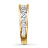 Thumbnail Image 3 of Previously Owned Diamond Wedding Band 1-1/5 ct tw Round-cut 14K Yellow Gold - Size 12.75