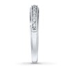 Thumbnail Image 3 of Previously Owned Diamond Wedding Band 1/20 ct tw Round-cut 10K White Gold - Size 4.75