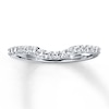 Thumbnail Image 1 of Previously Owned Diamond Wedding Band 1/4 ct tw Round-cut 14K White Gold - Size 4.25