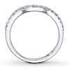 Thumbnail Image 2 of Previously Owned Diamond Wedding Band 1/4 ct tw Round-cut 14K White Gold - Size 4.25