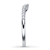 Thumbnail Image 3 of Previously Owned Diamond Wedding Band 1/4 ct tw Round-cut 14K White Gold - Size 4.25
