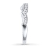 Thumbnail Image 2 of Previously Owned Diamond Wedding Band 1/6 ct tw Round-cut 14K White Gold - Size 10