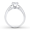 Previously Owned Diamond Engagement Ring 1/4 ct tw Round-cut 10K White Gold