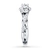 Thumbnail Image 2 of Previously Owned Diamond Engagement Ring 1/2 ct tw Round-cut 10K White Gold - Size 4.5