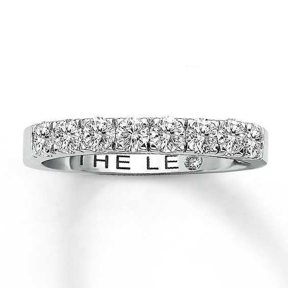 Previously Owned THE LEO Diamond 3/4 ct tw Anniversary Band Round-cut 14K White Gold Size
