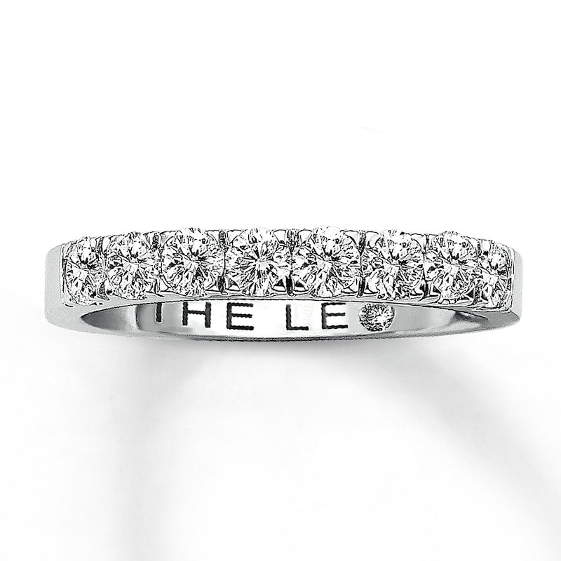 Previously Owned THE LEO Diamond Anniversary Band 3/4 ct tw Round-cut 14K White Gold