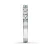 Thumbnail Image 3 of Previously Owned THE LEO Diamond Anniversary Band 3/4 ct tw Round-cut 14K White Gold - Size 10.25