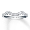 Thumbnail Image 1 of Previously Owned Neil Lane Diamond Wedding Ring 1/8 ct tw Round-cut 14K White Gold - Size 9.75
