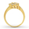 Thumbnail Image 1 of Previously Owned Diamond Wedding Band 1/2 ct tw Round-cut 14K Yellow Gold - Size 4.25