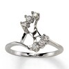 Thumbnail Image 0 of Previously Owned Diamond Wedding Band 1/4 ct tw Round-cut 14K White Gold - Size 11.5