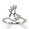 Thumbnail Image 1 of Previously Owned Diamond Wedding Band 1/4 ct tw Round-cut 14K White Gold - Size 9.75