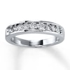 Previously Owned Wedding Band 5/8 ct tw Round-cut Diamonds 14K White Gold