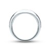 Thumbnail Image 2 of Previously Owned Diamond Wedding Band 3/8 ct tw Round-cut 14K White Gold - Size 3.75