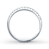 Thumbnail Image 2 of Previously Owned Wedding Band 1/4 ct tw Round-cut Diamonds 14K White Gold Size 4.5