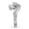 Thumbnail Image 3 of Previously Owned Diamond Engagement Ring 3/4 ct tw Round-cut 14K White Gold - Size 11.25