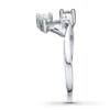 Thumbnail Image 3 of Previously Owned Diamond Enhancer Ring 1/5 ct tw Round-cut 14K White Gold - Size 10.75