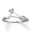Thumbnail Image 1 of Previously Owned Diamond Wedding Band 1/5 ct tw Round-cut 14K White Gold - Size 9
