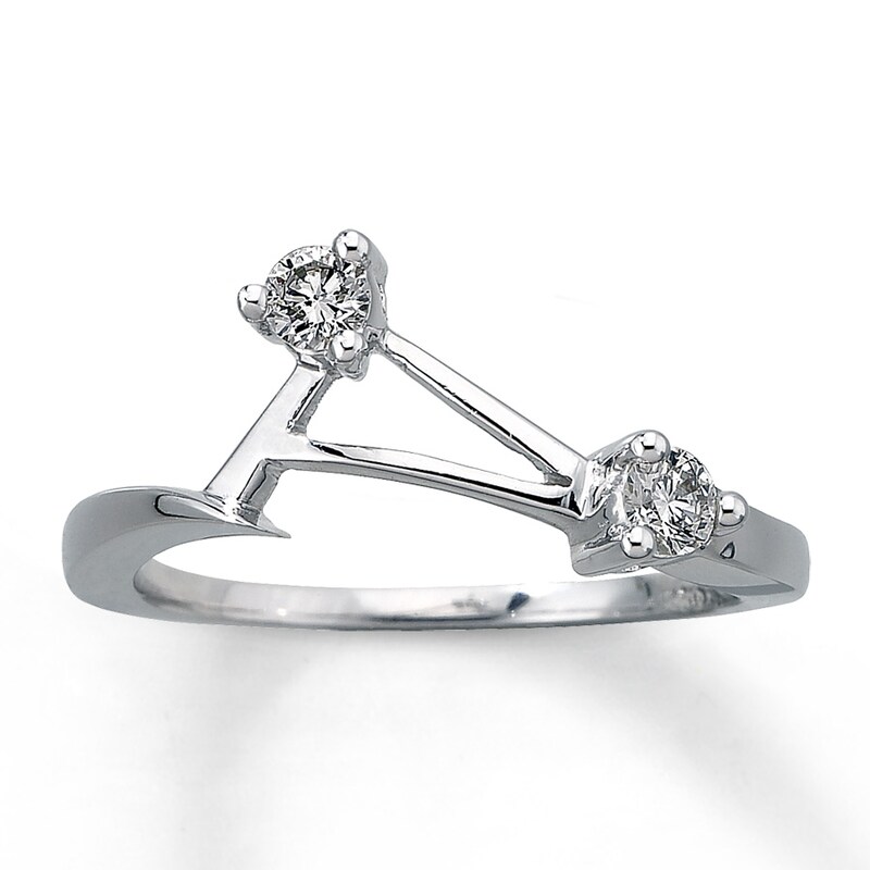 Main Image 1 of Previously Owned Diamond Wedding Band 1/5 ct tw Round-cut 14K White Gold - Size 9