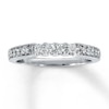 Thumbnail Image 1 of Previously Owned Diamond Wedding Band 1/3 ct tw Round-cut 14K White Gold - Size 3.25