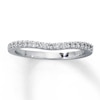 Previously Owned Wedding Band 1/5 ct tw Round-cut Diamonds 14K White Gold