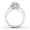 Previously Owned Diamond Engagement Ring 1 ct tw Round-cut 14K White Gold
