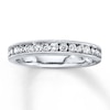 Thumbnail Image 0 of Previously Owned Diamond Wedding Band 3/8 ct tw Round-cut 14K White Gold - Size 10.25