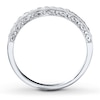 Thumbnail Image 1 of Previously Owned Diamond Wedding Band 1/4 ct tw Round-cut 14K White Gold - Size 3.5