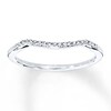 Thumbnail Image 1 of Previously Owned Wedding Band 1/15 ct tw Round-cut Diamonds 10K White Gold - Size 9