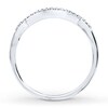 Thumbnail Image 2 of Previously Owned Wedding Band 1/15 ct tw Round-cut Diamonds 10K White Gold - Size 9