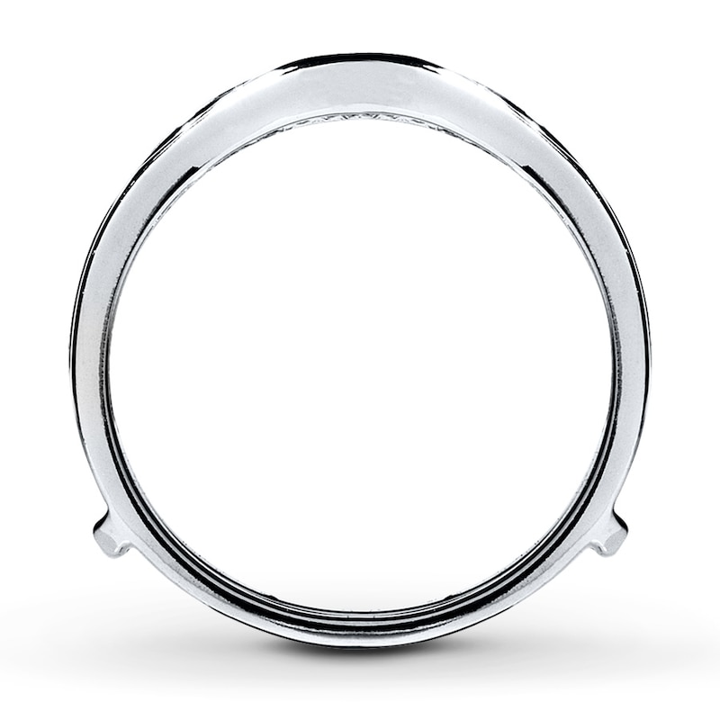 Main Image 2 of Previously Owned Enhancer 1/4 ct tw Round-cut Diamonds 14K White Gold - Size 4.25