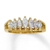 Previously Owned Anniversary Band 1 ct tw Marquise-cut Diamonds 14K Yellow Gold
