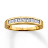 Previously Owned Wedding band 1/2 ct tw Princess-cut Diamonds 14K Yellow Gold