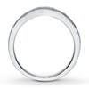 Thumbnail Image 1 of Previously Owned Diamond Wedding Band 1/6 ct tw Round-cut 14K White Gold - Size 4.25