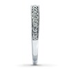 Thumbnail Image 3 of Previously Owned Wedding Band 1/4 ct tw Round-cut Diamonds 14K White Gold - Size 9.5