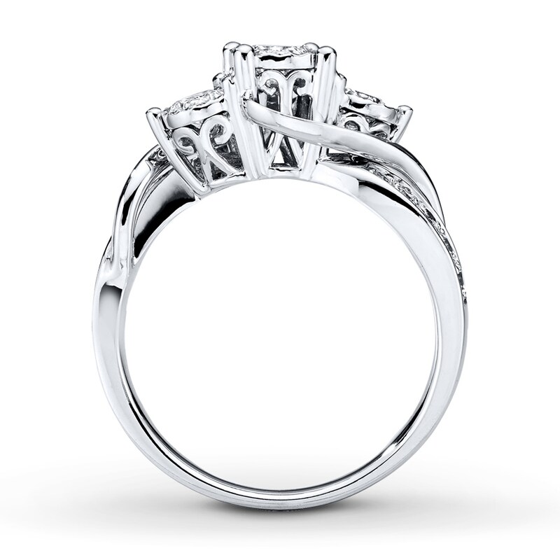 Previously Owned Diamond Ring 1 ct tw 14K White Gold - Size 4.25