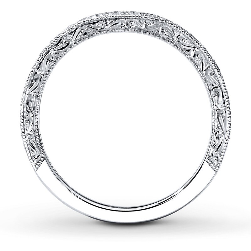 Previously Owned Neil Lane Wedding Band 1/3 ct tw Round-cut Diamonds 14K White Gold - Size 5.25