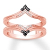 Thumbnail Image 0 of Previously Owned Black/White Diamond Enhancer Ring 1/5 ct tw Round-cut 14K Rose Gold - Size 11