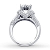 Previously Owned Diamond Engagement Ring 1-3/8 ct tw Round-cut 14K White Gold