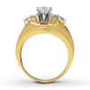 Previously Owned Diamond Engagement Ring 2 ct tw Marquise & Round-cut 14K Yellow Gold
