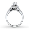 Thumbnail Image 2 of Previously Owned Diamond Engagement Ring 5/8 ct tw Round-cut 14K White Gold Size 4