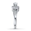 Thumbnail Image 3 of Previously Owned Diamond Engagement Ring 5/8 ct tw Round-cut 14K White Gold Size 4