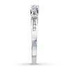 Thumbnail Image 3 of Previously Owned Three-Stone Diamond Engagement Ring 1/2 ct tw Round-Cut 14K White Gold - Size 4