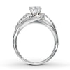 Thumbnail Image 1 of Previously Owned Diamond Engagement Ring 5/8 ct tw Round-cut 14K White Gold - Size 4