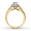 Thumbnail Image 1 of Previously Owned Diamond Engagement Ring 1 ct tw Round-cut 14K Two-Tone Gold - Size 4