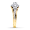 Thumbnail Image 3 of Previously Owned Diamond Engagement Ring 1 ct tw Round-cut 14K Two-Tone Gold - Size 4