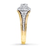 Thumbnail Image 2 of Previously Owned Diamond Engagement Ring 1 ct tw Round-cut 14K Two-Tone Gold - Size 4